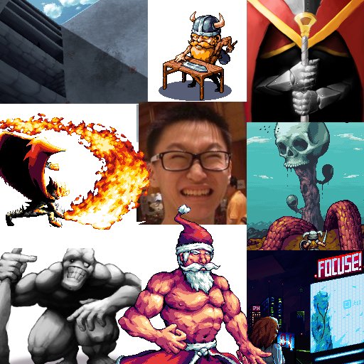 YaomonKS's tweet photo. The most beautiful piece of art is of course the masterpiece in the middle 🤪 #artvsartist https://t.co/RVk9RiO9tk