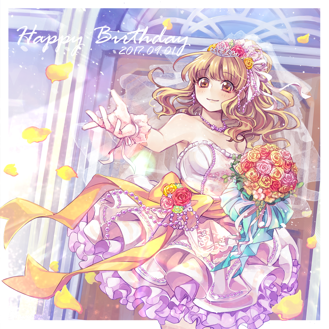 諸星きらり 「諸星きらりを何卒よろしくお願いいたします!清き一票を! #第7回シンデレラガール」|篠原のイラスト