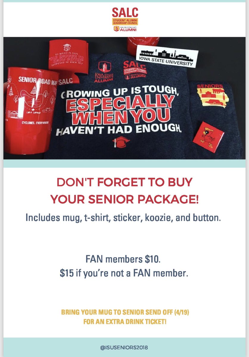 ISUSeniors2019's tweet image. Pre-order your senior mug to guarantee that you will get your mug in time for senior week! Pre-orders are open until THURSDAY! 

ORDER HERE: securelb.imodules.com/s/565/17/inter…