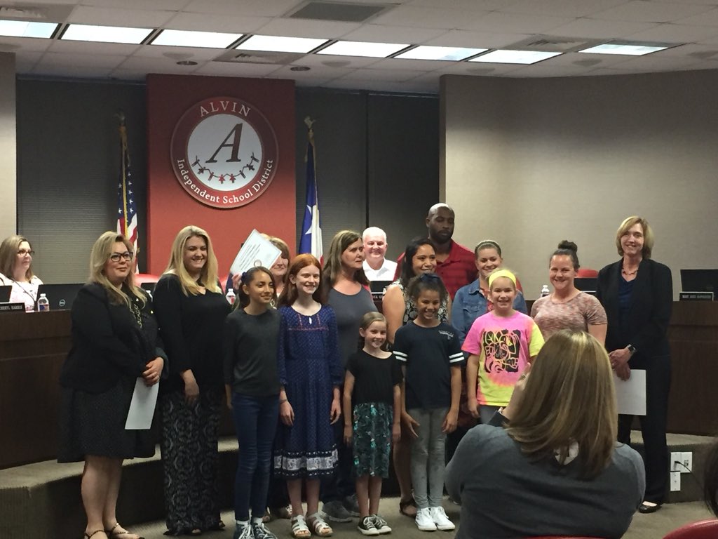 Passmore students and teachers happily accept AISD School Board Commendation for Capturing Kids’ Heart National Showcase School Award - THANK YOU