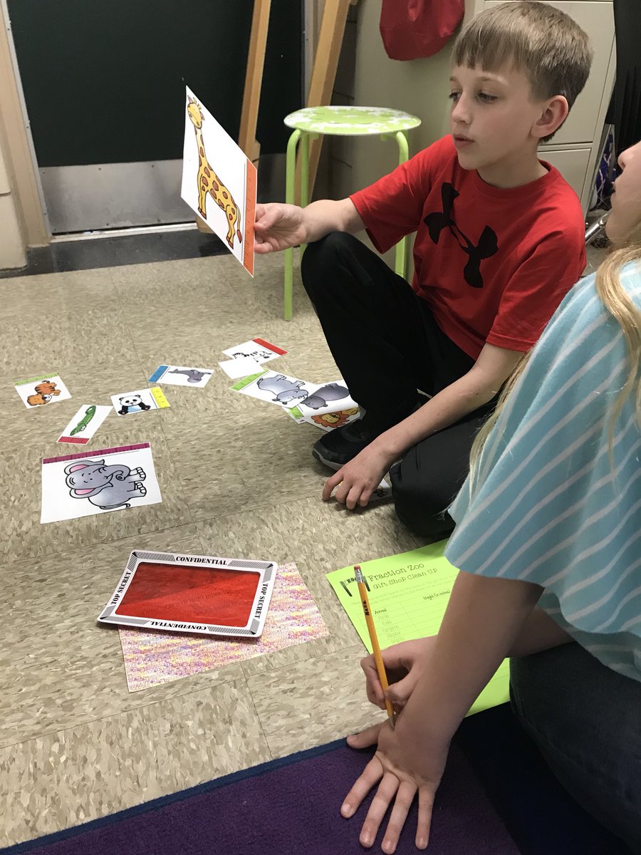 So proud of the perseverance and cooperation shown today during#breakoutedu They freed the pandas from the Fraction Zoo! <a href="/e_conn/">Erika Conn</a> <a href="/PineGrove_BCPS/">Pine Grove Elementary</a>