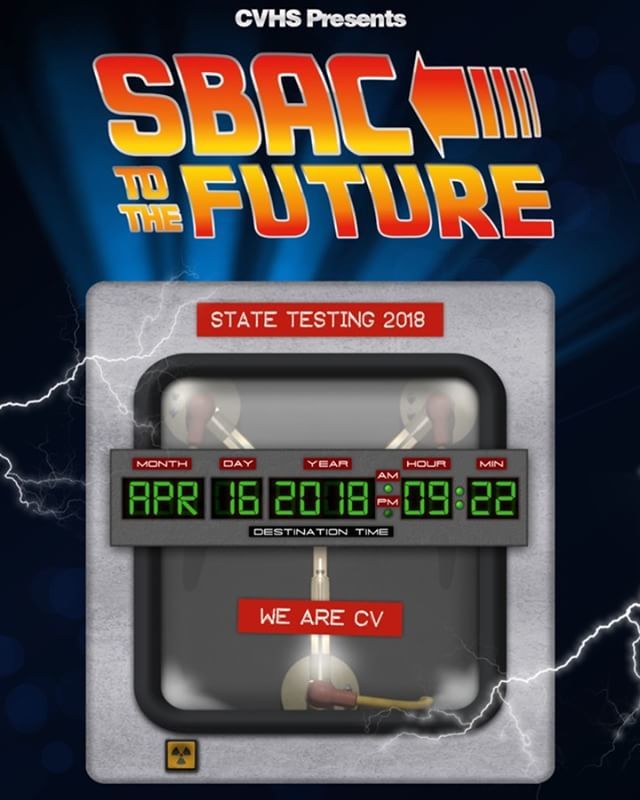 CapoValleyHS's tweet photo. โGreat Scott!! 11th grade testing is next week. Lets get after it Cougars! #WeAreCV #SBACTesting #CapoTesting https://t.co/hAQGvNvluj https://t.co/3Cc3zCyOXF