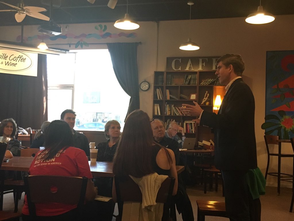 Cullop4Congress's tweet photo. Thanks to the Cville Moms Demand chapter for hosting me tonight to discuss gun safety.  I will fight to advance gun policies that will make our families and communities safer.  That’s why @MomsDemand has named me as a Gun Sense Candidate. #VA05 https://t.co/3Hp0AEh1nC