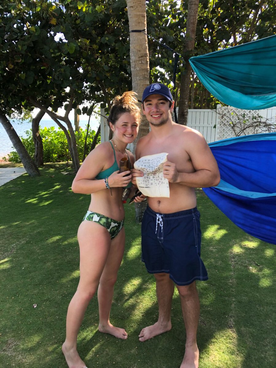 BCProm2018's tweet photo. What did you find on the beach? Sasha found a map in a bottle... that led to her prom date! https://t.co/OAAg9bhnJU