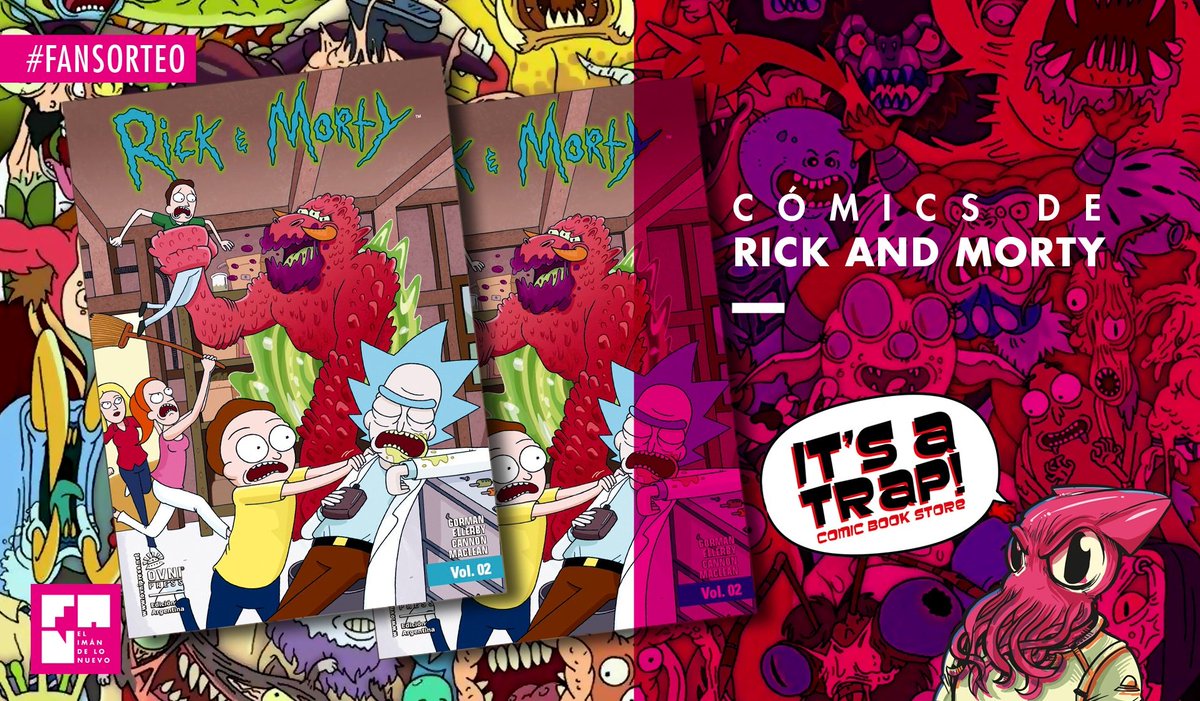 FANelprograma's tweet photo. #FANsorteo
¿Querés ganarte el cómic de la seria animada más popular de los últimos tiempos?😮 ¡Sorteamos cómics de #RICKandMORTY! La próxima novedad en @itsatrapcomic! 🐙
¡RT y ganá!✊
Salen el domingo, de 18 a 21 horas.

#Comics #Sorteos #Radio #BuenosAires #Argentina🇦🇷 https://t.co/DZ6QYJE9O2