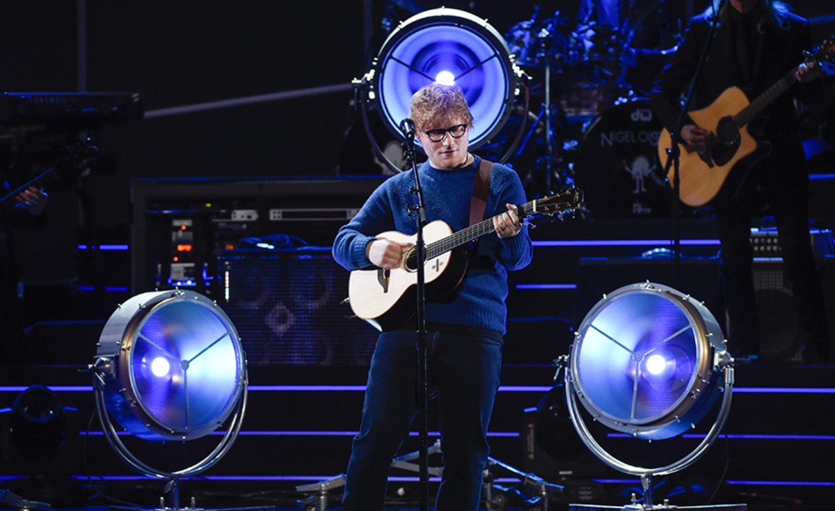 eltonofficial's tweet photo. Humble and insanely talented, I continue to be so proud of @edsheeran. What a great version of ‘Candle In The Wind’. Elton xo #EltonSalute #EltonREVAMP https://t.co/ME2935i6a0
