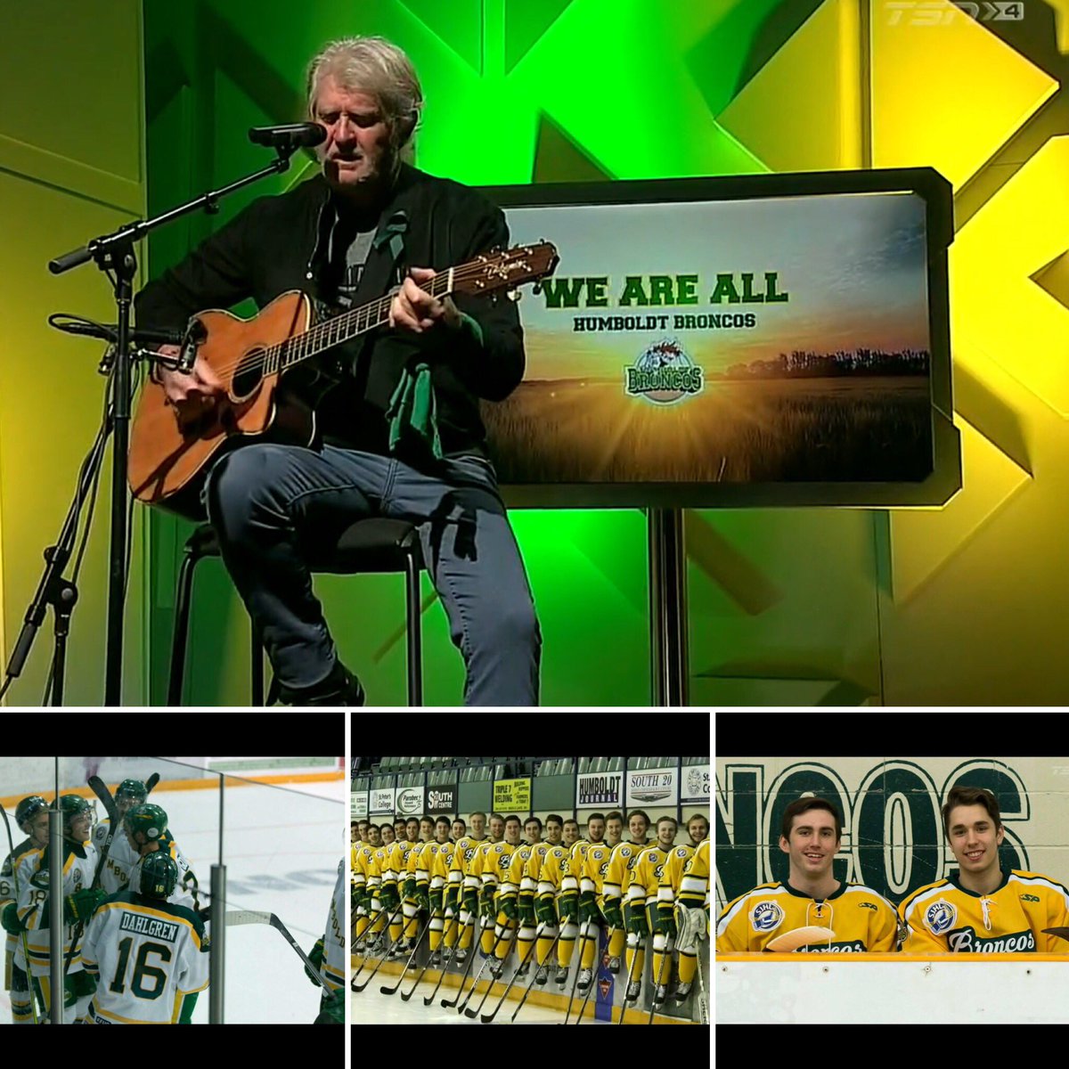 TSNHockey's tweet image. Our many thanks to Tom Cochrane. 

To the community of Humboldt and the Broncos, this is dedicated to you.

fw.to/0WCPcTV #HumboldtStrong