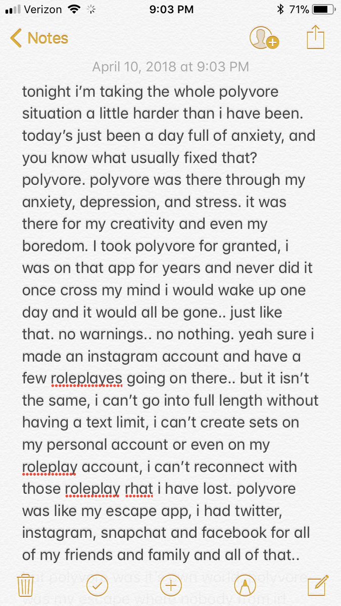 heartroleplayer's tweet photo. just some thoughts for the night.. #BringBackPolyvore 🙁 https://t.co/39tFgzek5H
