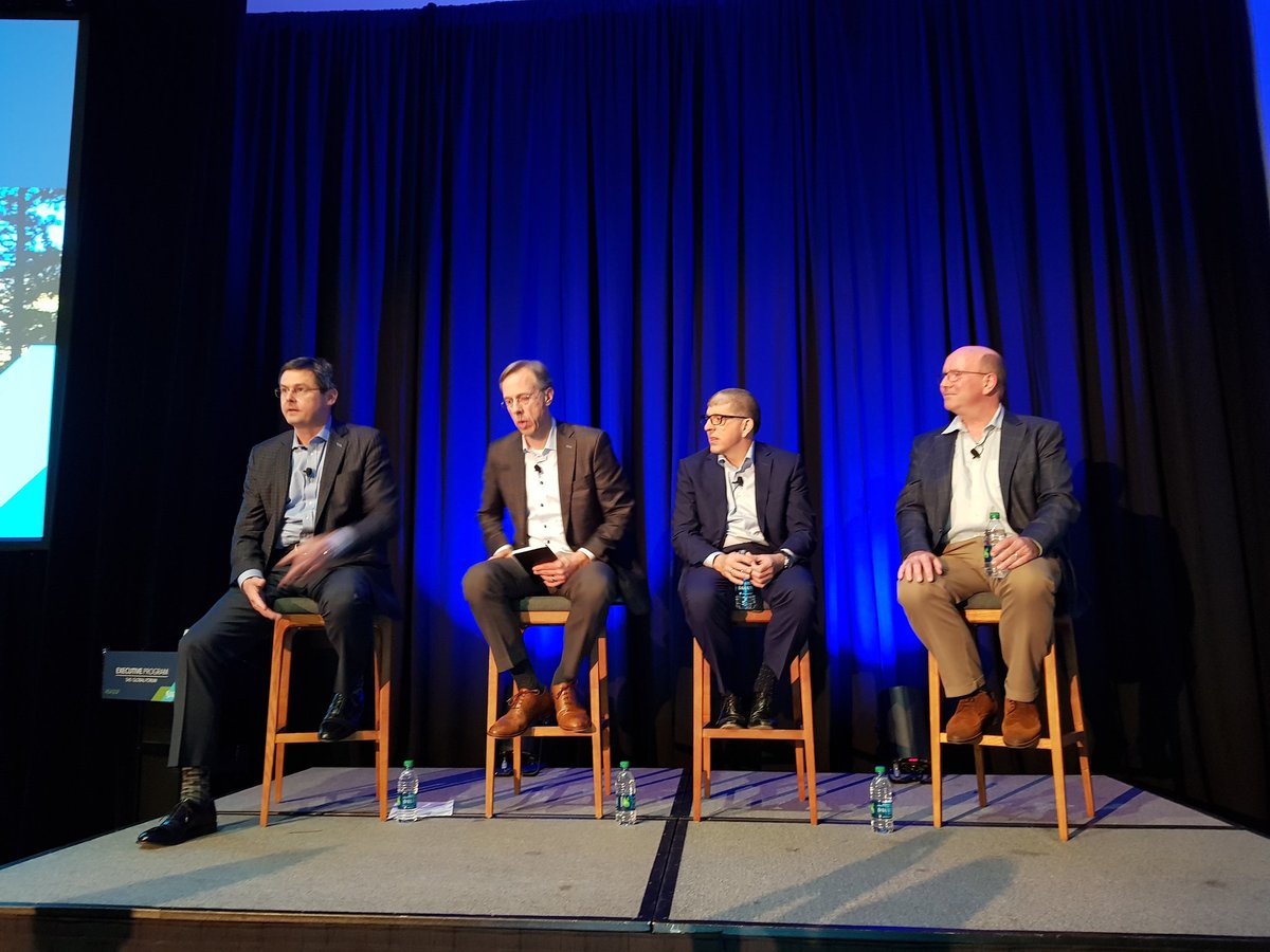 deepak's tweet photo. The executive leadership team addressing the apac attendees #SASGF #sasgf18 @oschabenberger @marciemontague https://t.co/TmzFLeIj2G