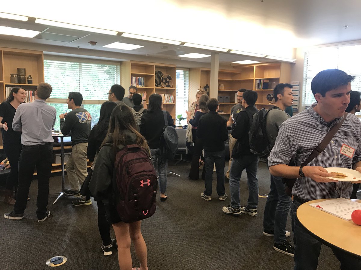 BrettAlpert's tweet photo. Data Science Night @StanfordBEAM has just begun! Great energy — students connecting with employers from the start! @Jenrrowland @moniquef2014 #meaningfulwork https://t.co/WLIXZdzCxF