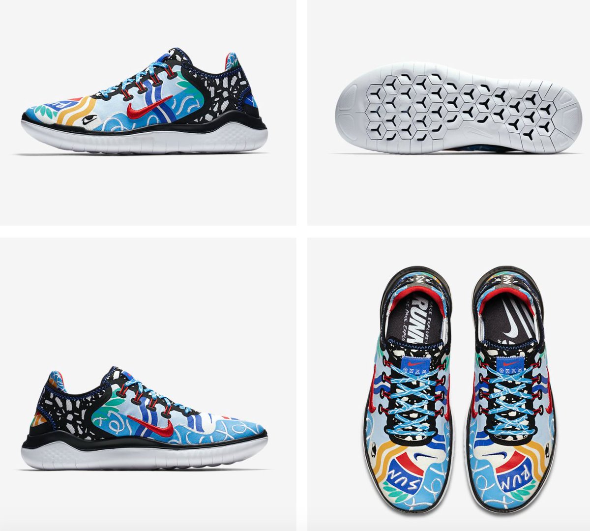 nike free rn 2018 colors