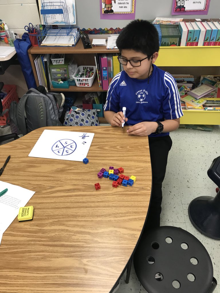 MsFletcher22's tweet photo. WOW! These kids were hard at work with all sorts of math work today - metric conversions, multiplication charts, probability, group work, independent work! #PLRocks #Ownership @SullyES_LCPS https://t.co/5l077iZ5Up