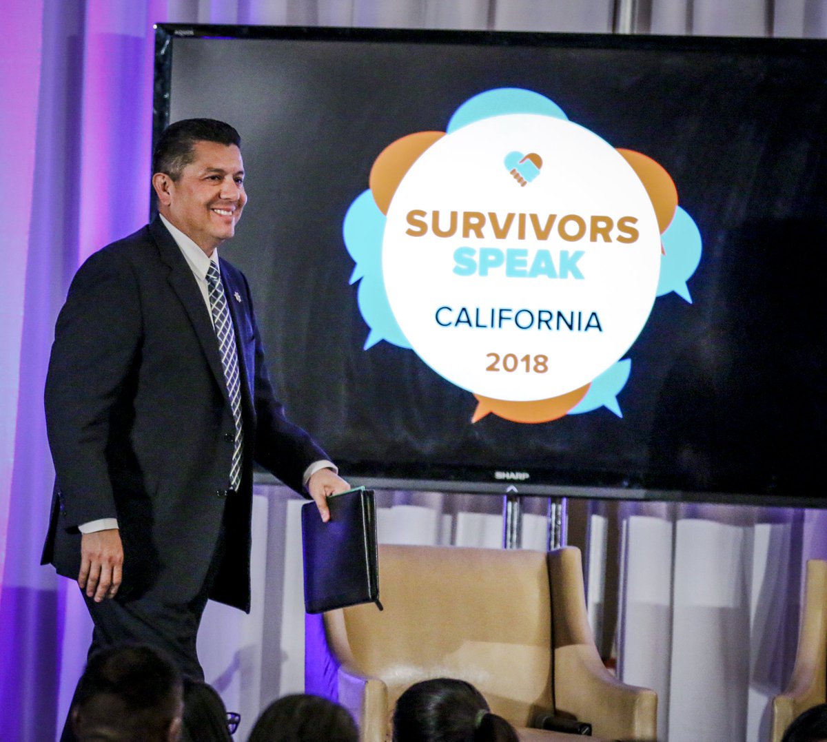 CACorrections's tweet photo. Nearly 700 crime survivors participated in a #SurvivorsSpeak panel w/ #CDCR Undersecretary Ralph Diaz, Victim &amp; Survivor Rights &amp; Services Chief Nolice Edwards Tuesday at the Sheraton Grand Hotel. Info/photos https://t.co/xOLZXdv7sa
#NCVRW2018 #ExpandTheCircle #ReachAllVictims https://t.co/e985ITFWx6