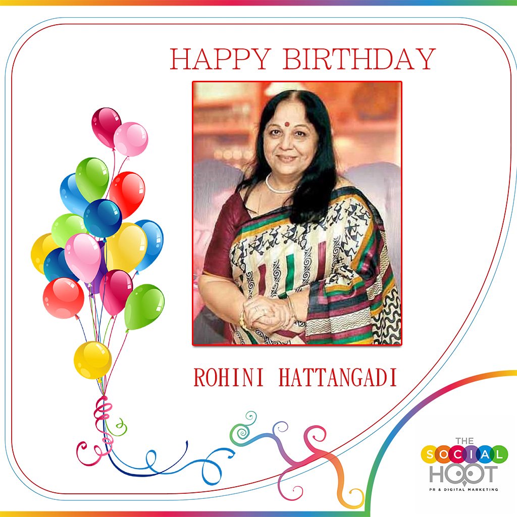#TheSocialHoot is wishing veteran actress #RohiniHattangadi a very #HappyBirthday! #LetsHoot