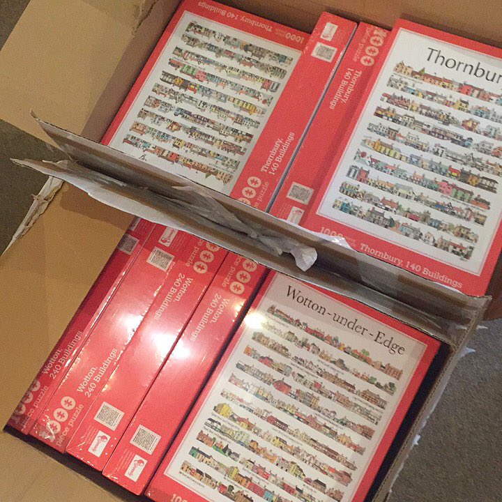 Our Thornbury jigsaws are back in stock, if you think you’re ‘ard enough!!!