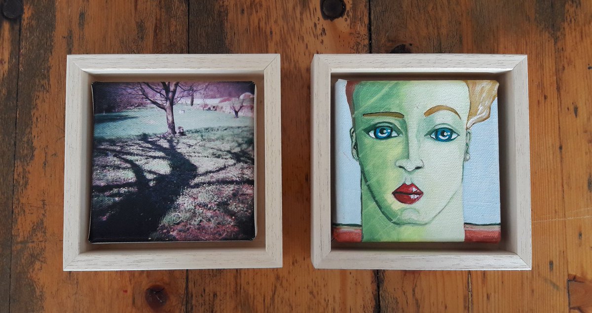 10x10artist's tweet image. De keuze van @10x10artist - kunstenaar Alison Bass: Iris Duvekot en Manuel ChouciÑo. Kijk op 10x10artist.com voor meer werk van de kunstenaars. #art #arte #gift