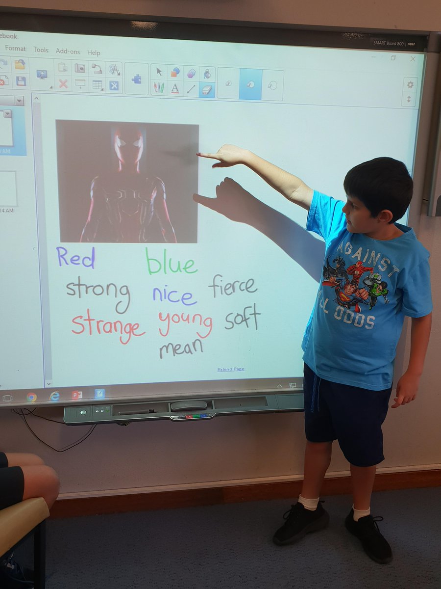 2-6B have loved learning about the different adjectives we can use for our favourite characters. We cant wait to use this in our writing for the rest of the year! #2-6B #happyclassroom <a href="/FairWestPS/">Fairfield West PS</a> <a href="/Genelle029/">Genelle Petruszenko</a>