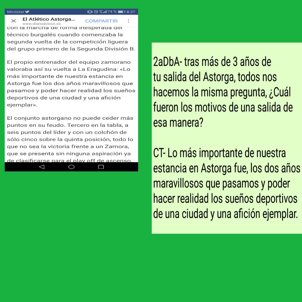 LigaRFEFAstorga's tweet image. Gracias al @diariodeleon por usar una declaración de #CarlosTornadijo en su entrevista al #SofaVerde de @2aDivisBAstorga,para su artículo de hoy sobre el @AtleticoAstorga

Hoy podrás ver y leer la entrevista compaleta aquí