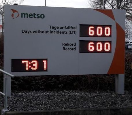 suomita's tweet photo. #Safety is a full time job. Congratulations @metsoflow Horgau Plant for 600 safe days! @metsogroup #SafetyFirst #safety https://t.co/urnxu195u0