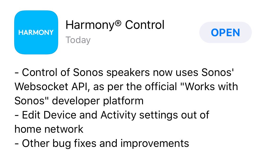 Tom Warren on Twitter: "@Logitech I've done that, but apparently the is removing Sonos and adding it again. That doesn't work either. I you guys would test your software properly.