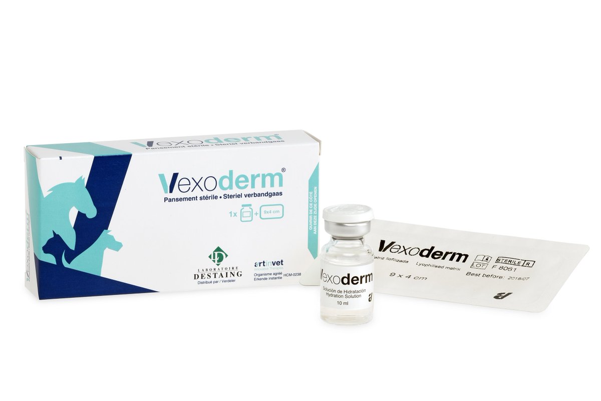 mp_labo's tweet photo. Nous nous réjouissons de ce début de lancement réussi de VEXODERM, pansement antioxydant en milieu humide. Les premiers retours sont gratifiants ! Bravo à nos équipes sur le terrain pour leur pédagogie et leur enthousiasme pour ce nouveau produit du Laboratoire Destaing ! https://t.co/njD9BM8HEx