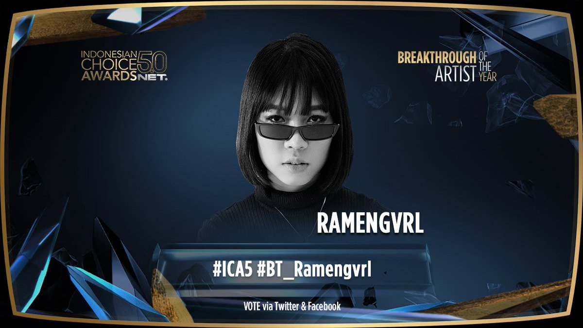 mdtvindonesia's tweet photo. VOTE @ramengvrl sebagai Breakthrough Artist of the Year Indonesian Choice Awards 5.0 via Twitter & Facebook dengan format:
#ICA5 (spasi) #BT_Ramengvrl (spasi) @netmediatama
Info lengkap: https://t.co/pe8MAVOVIm https://t.co/kU5wEbGpRz