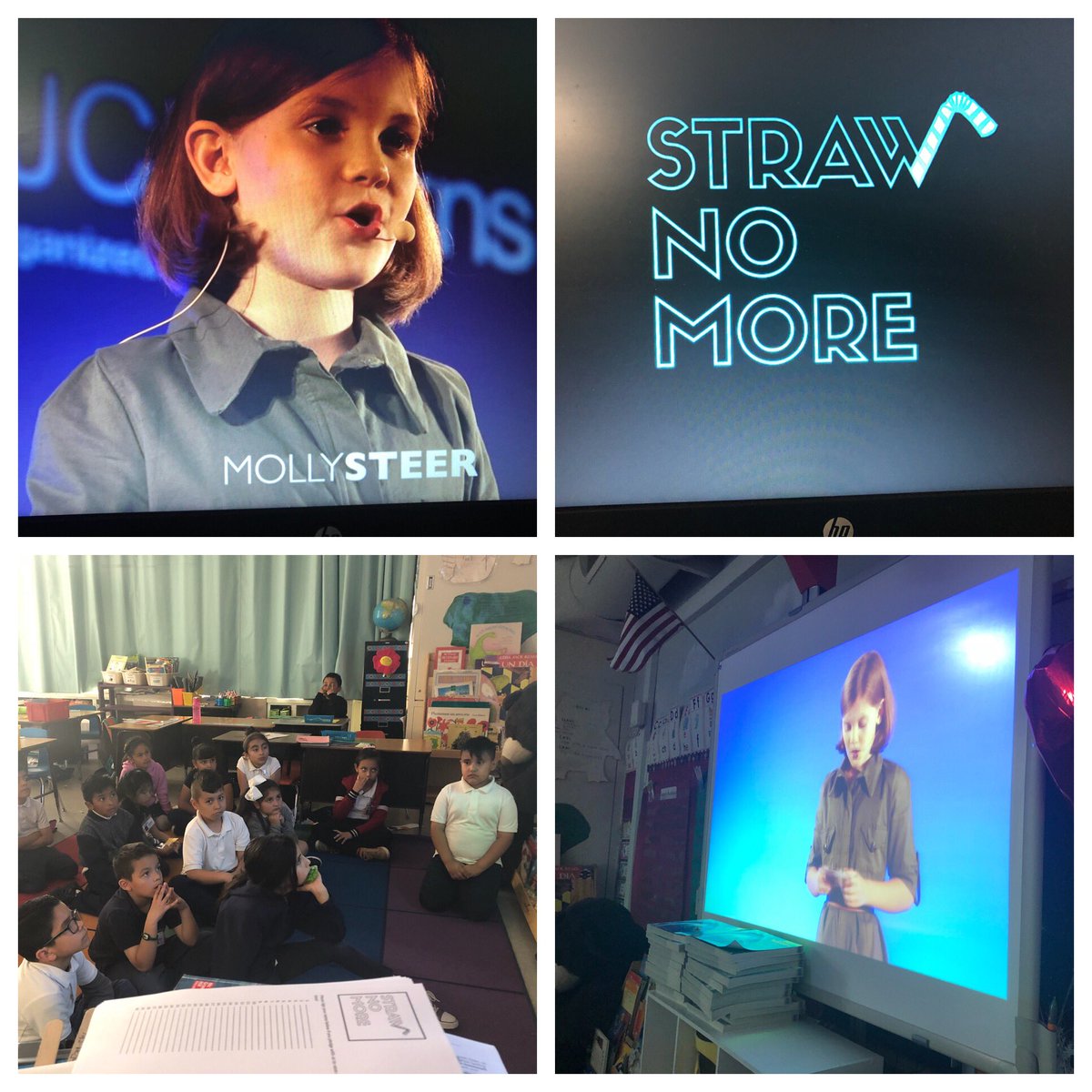 BBvegaK2's tweet image. Our ELD class takes the pledge of Straw no more campaign. I have never seen them pay more attention to anything before like watching this little girl speak up. #MollySteer #strawnomore #onelessstraw #waterquality #SpeakUp #PledgeAgainstPlasticStraws @ShoreAcresMDUSD @MtDiabloUSD