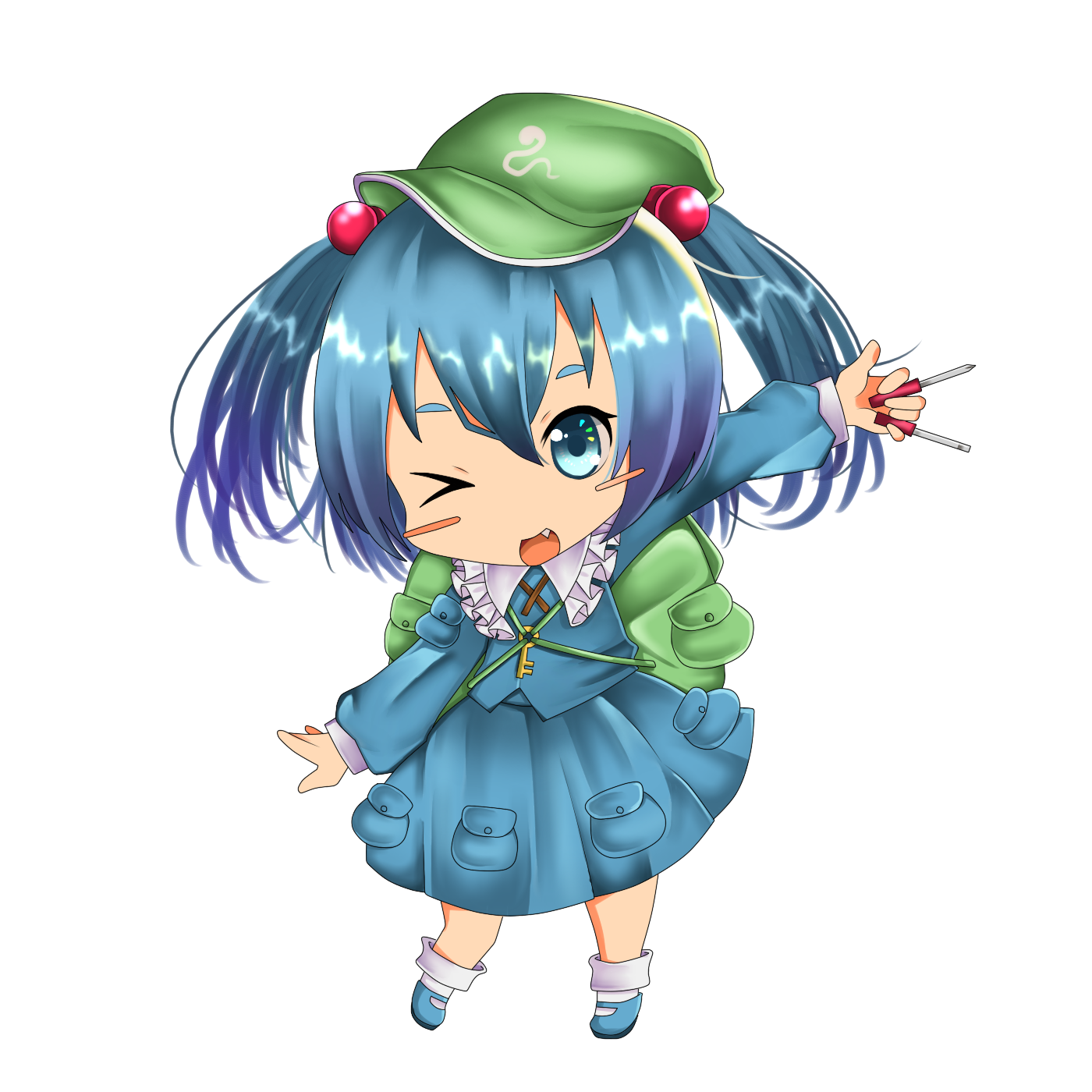 Kawadancho 河田んちょ お値段以上ニトリ 東方project 東方 河城にとり にとり