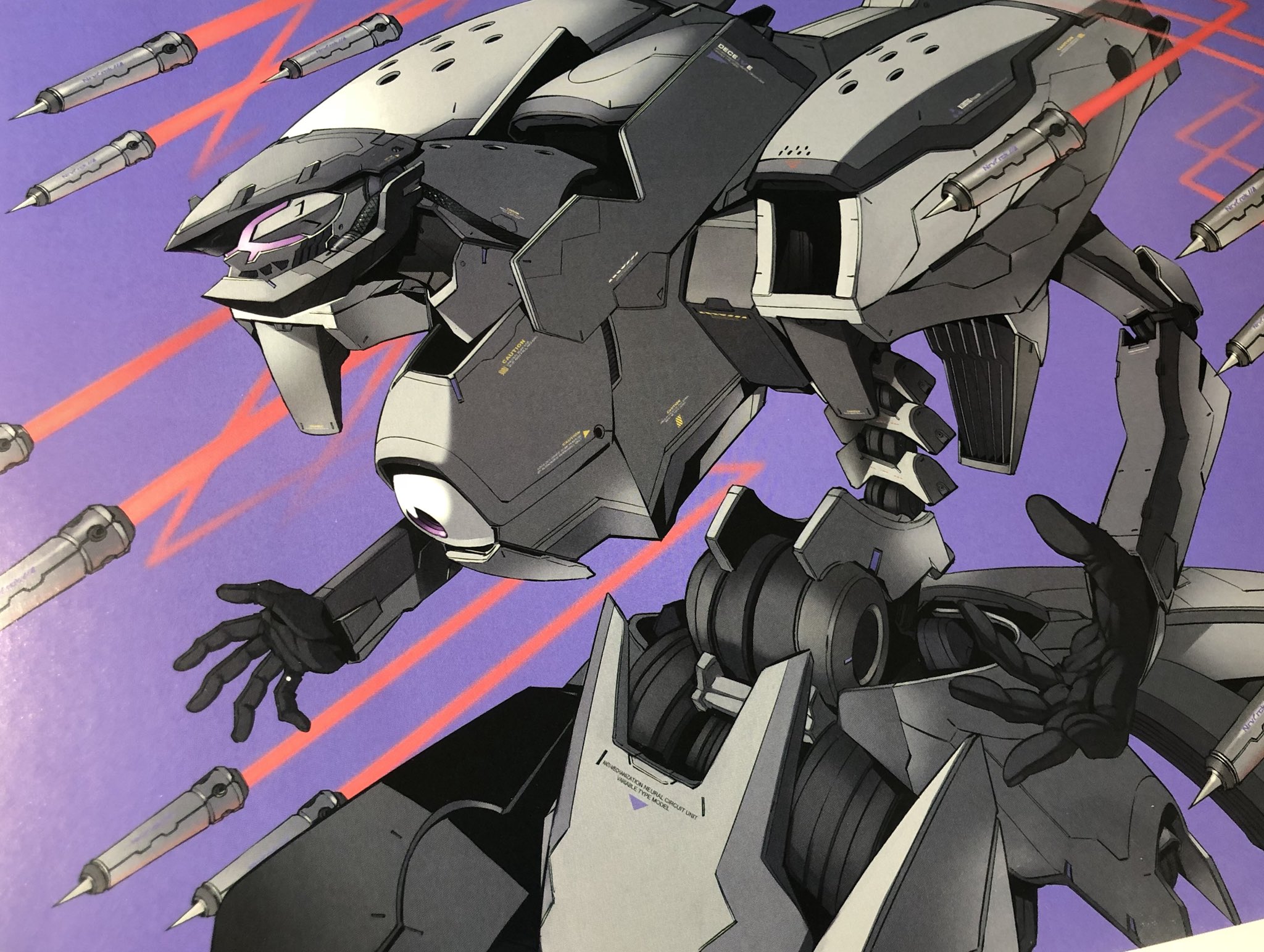 清水栄一 X 下口智裕 鉄のラインバレル完全版6巻カバーの色校が到着 6巻はプリテンダーでございます