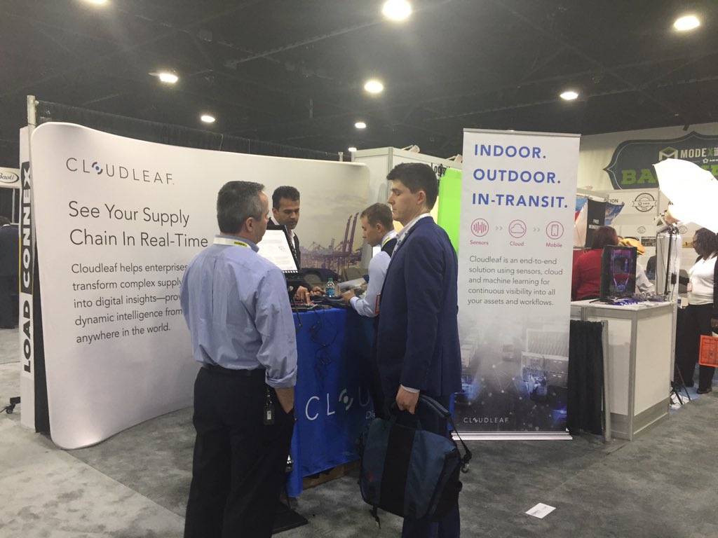 parkour_sc's tweet photo. @cloudleafIOT team busy at our booth C1339 at #MODEXShow #MODEX2018 @poweredbymhi #cloudleaf #sensorfabric #IoT #IIoT #supplychain #Manufacturing https://t.co/url6HGpTLK