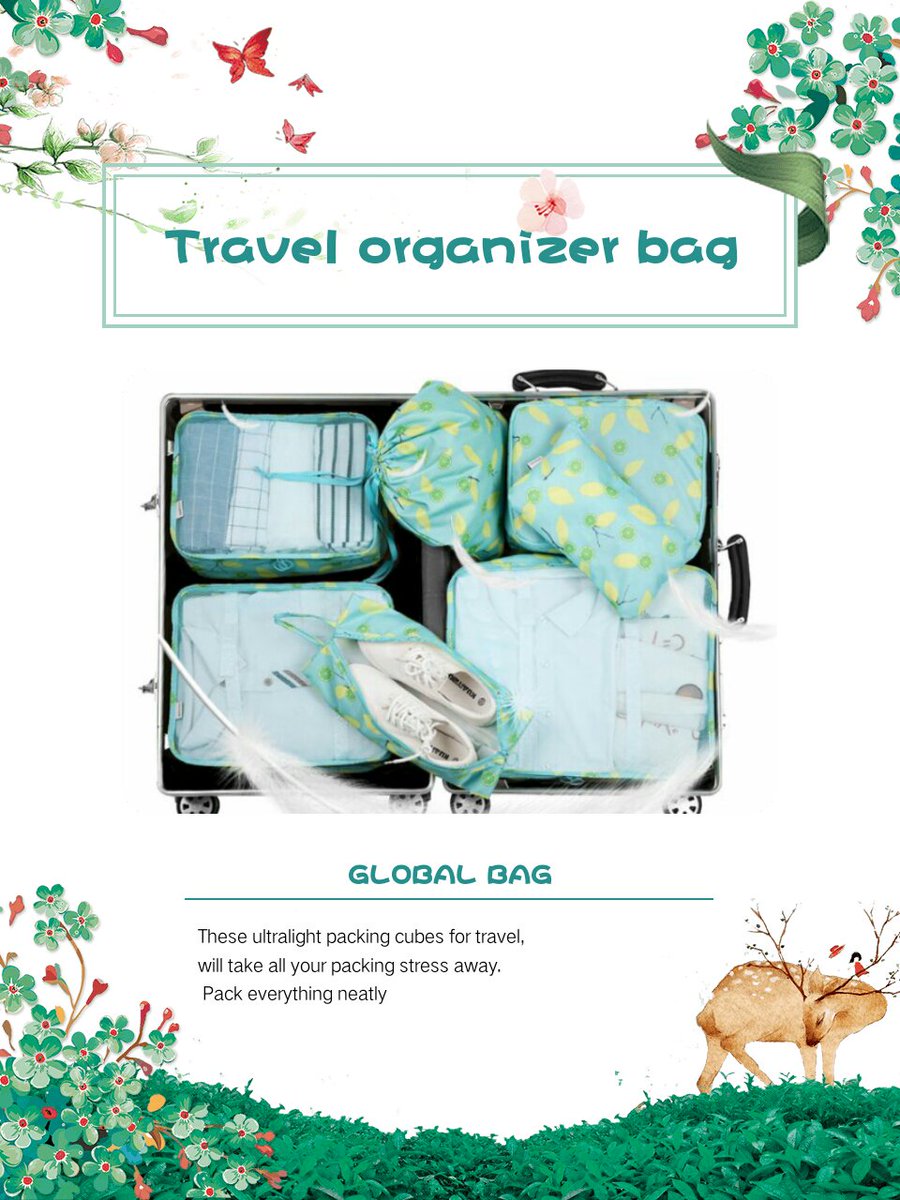 JasmineJin66's tweet image. Have you met these problems? Can&apos;t put all your belongs into luggage, it is very full and messy, feel difficult when take out something from luggage.Check our organizer bags, separate your item and save space, back your suitcase easy and tidy!#organizerbag #travelbag #Packingcube