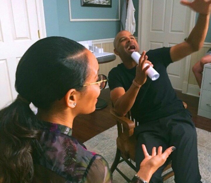 dawnlyenfansnet's tweet photo. #QueenSugarRewatch BTS shared by Queen Director @DeManeDavis of this episode.. #Charmyπππππ #notsiblings https://t.co/uGqcu2q4iA