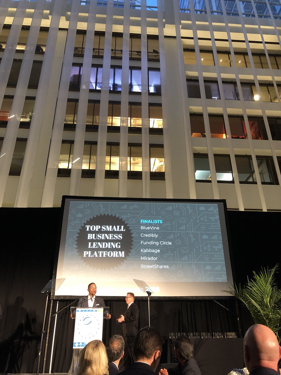 KabbageInc's tweet photo. We are THRILLED to be awarded the Top Small Business Lending Platform at LendIt 2018! @KabbageRob @Kabbitch #LendItFintech2018 #fintech https://t.co/p3BqPqZYmr