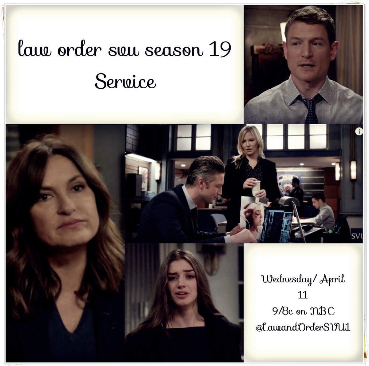 NBCSVU_fans's tweet photo. Don't miss! All new #SVU tomorrow!
#IsFinallyBack @Mariska https://t.co/yVM0x9CX6k