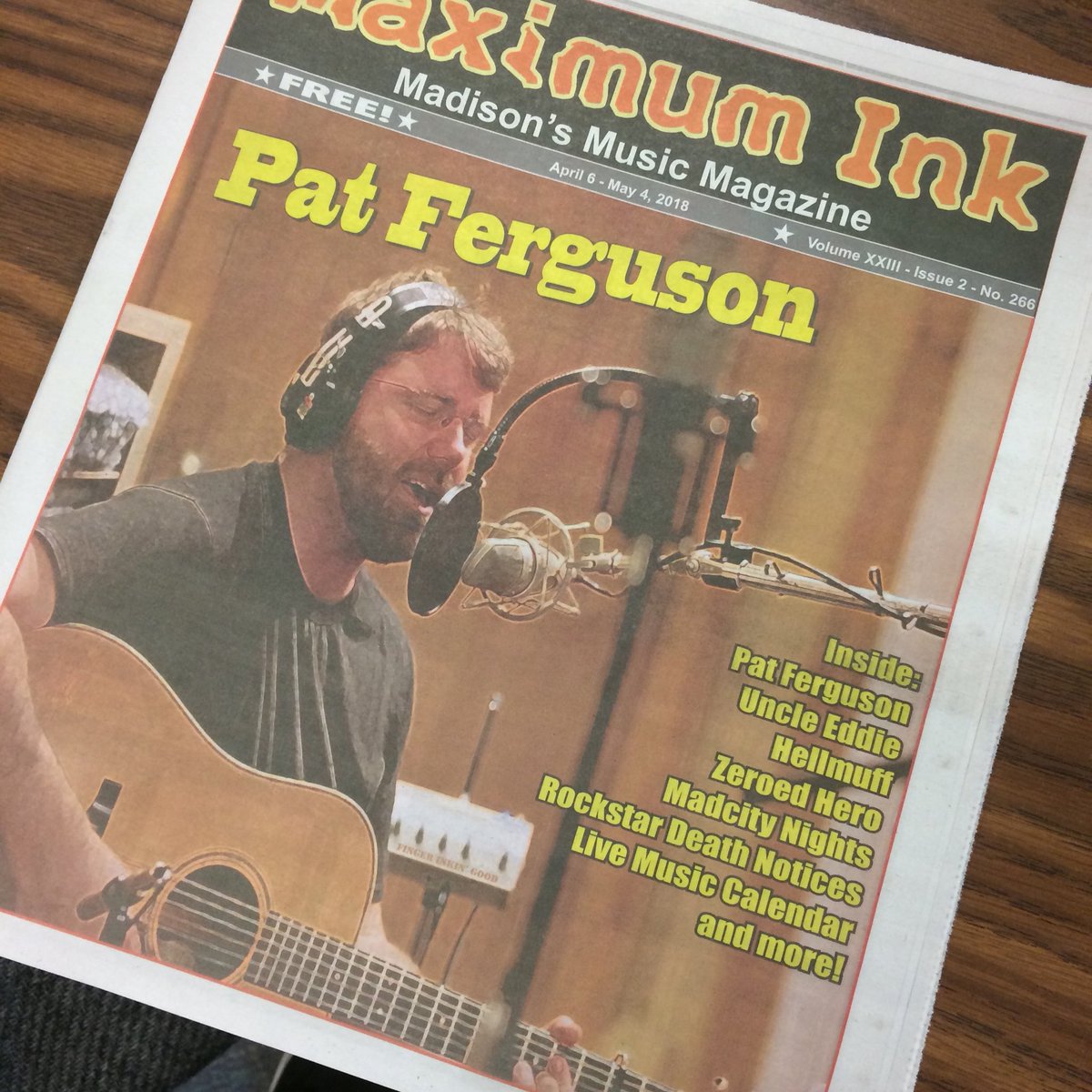 ZeroedHero's tweet photo. Your favorite Zeroes got a little interview in #MaximumInkMagazine!

Big thanks to @sunspotmike for interviewing @chris.franczek and @deankesler talking about the album, the band, and our release show this Friday night at @TheFrequencyWI with @GASrocks and #smallmediums. https://t.co/Ctfn65gQOW