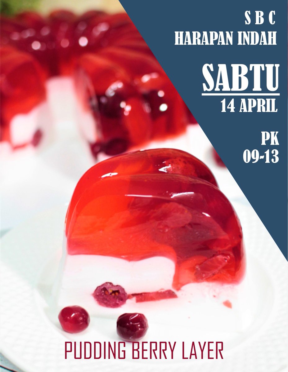 sbc_lenny's tweet photo. #Premium #Pudding 2
Namanya Pudding Berry Layer
#bakingclass #baking #homemade #recipe #yummy #RecipeOfTheDay #healthy #foodasitcom #foodie #cheflenjywidjaja https://t.co/61x9U2DhUv