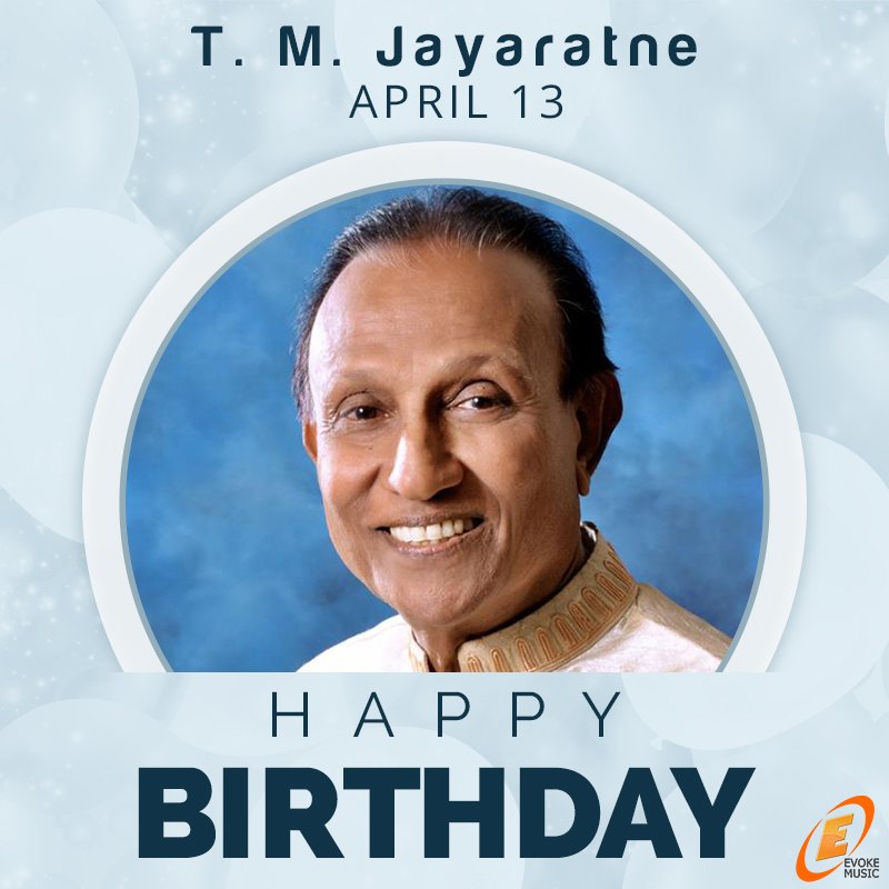 Evokelk's tweet photo. Wishing happy birthday to our popular artist T.M. Jayarathne !! 
Treat for all #TMJayarathne fans: https://t.co/YJFWBGZyl4

#OnThisDay #HappyBirthday #TMJayarathne #SrilankanMusic #SinhalaSongs https://t.co/e5jZALlZHn