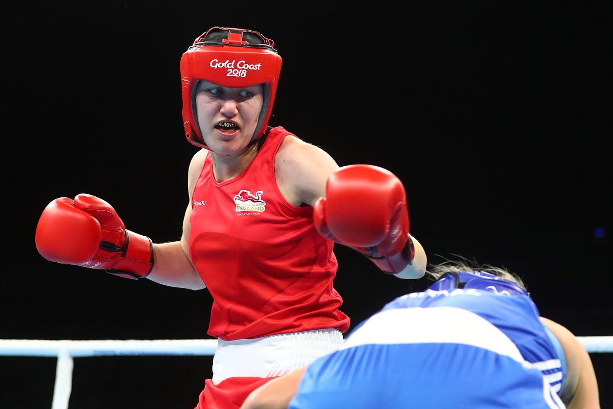 TeamEngland's tweet image. To the boxing, and @PaigeMurney is guaranteed a Commonwealth Games medal in the women's 60kg division, after defeating Alanna Nihell of Northern Ireland!

#TeamAndCountry