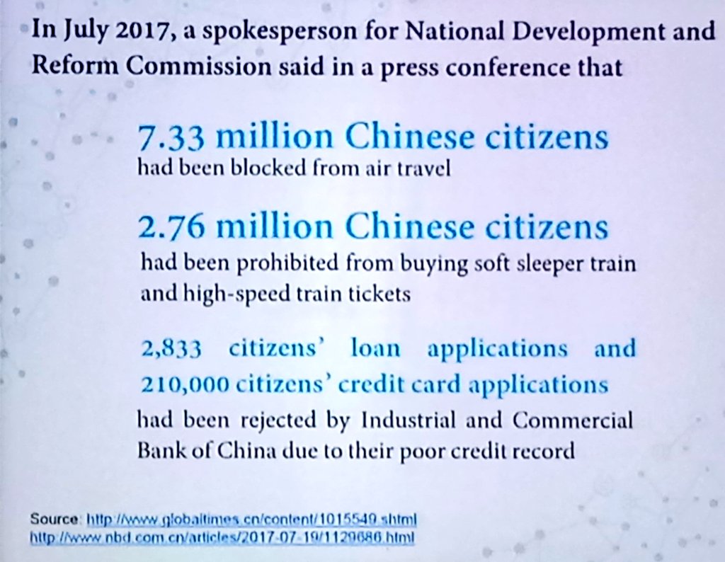 UNDPtech's tweet photo. Moving on to #China: It's #SocialCredit system has been making waves: based on #bigdata citizens & businesses are rated on their #trustworthiness. #Missteps are sanctioned via blacklists, good behavior rewarded via green channels. #futures #techPS #data #privacy https://t.co/71ebzLVdhz
