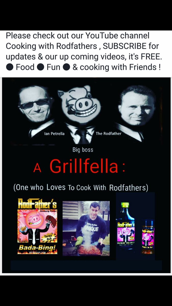 Check out our YouTube channel cooking with Rodfathers,