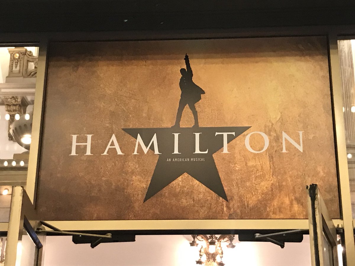 ashley_paulus's tweet photo. Hamilton was absolutely incredible tonight. I may have cried... a couple times... Beautifully done, Chicago!! @MiggstaC09 @HamiltonMusical https://t.co/x6DXvuo4vI