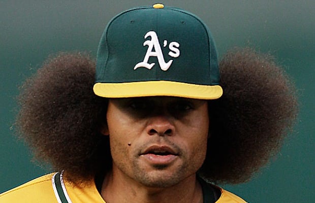 As_Fan_Radio's tweet photo. @aussiebeastmode @Athletics @OaklandAsPieGuy @OaklandAs_FZ @OaklandAsBabes Krush is channeling his inner @Coco_Crisp yoo!

#RespectTheFro https://t.co/2AdqJvlL41