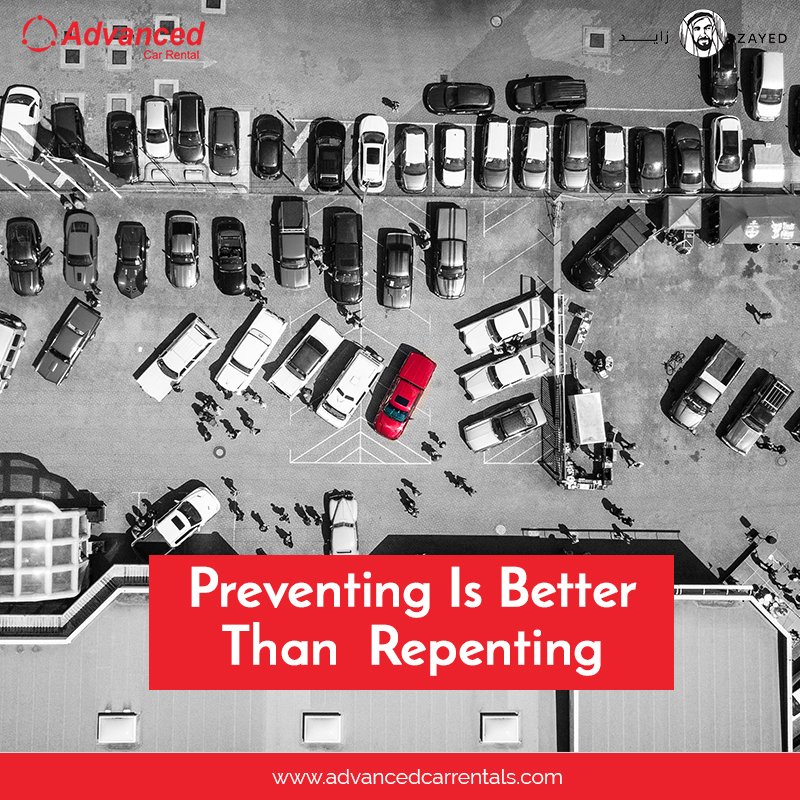 advancedrentcar's tweet photo. To avoid endangering passers-by park your vehicle cautiously. Failing to do so will lead to a fine of  Dh400. #TrafficRules #UAE 🚗🚙🚌 https://t.co/0sy1rq5Pos