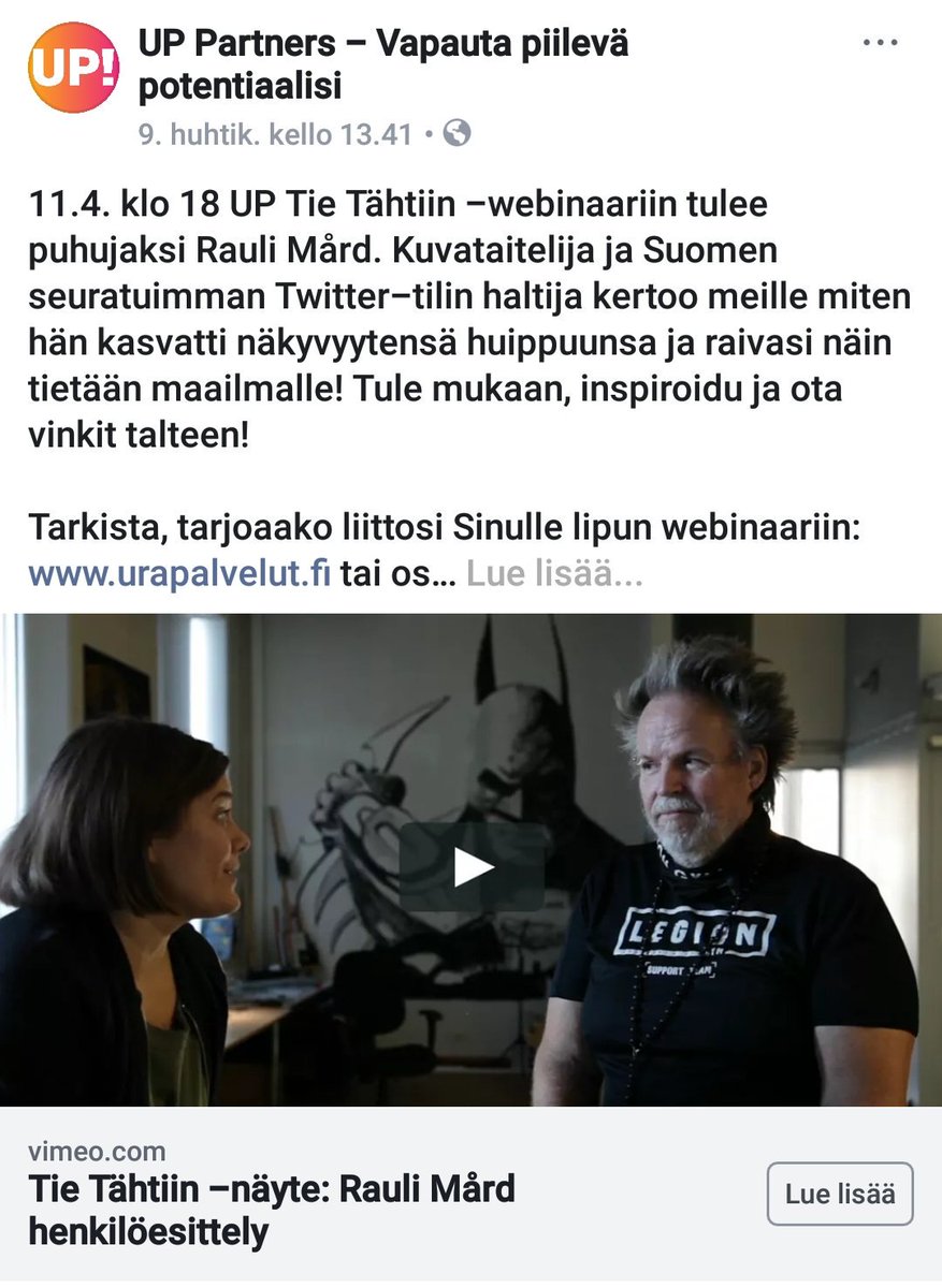 RauliMrd's tweet photo. Today at 6 p.m. #uppartners #Webinars https://t.co/BUDo87Otus