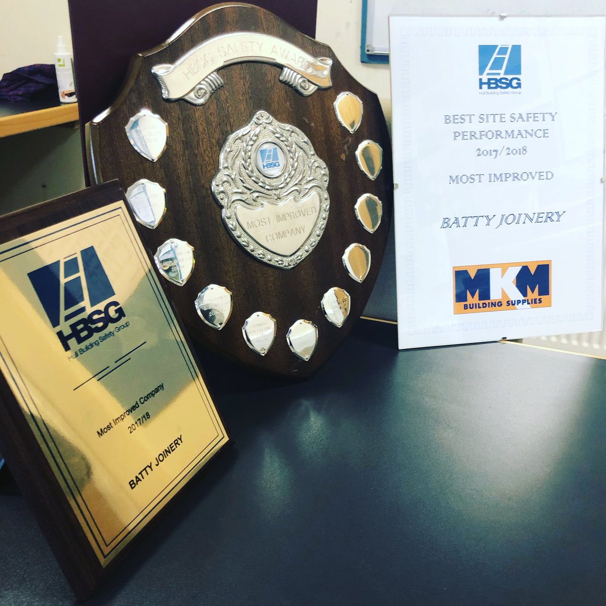 BattyJoinery's tweet photo. Award for most improved #hbsg #battyjoinery https://t.co/z244b1efsU
