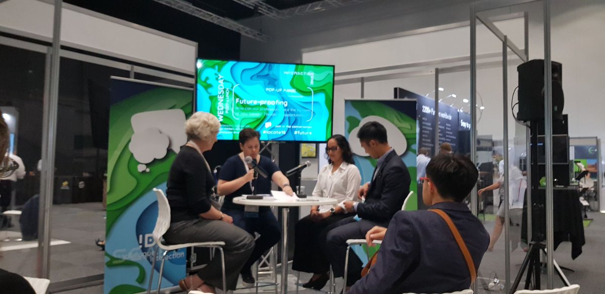 SSSI_SA's tweet image. A new initiative at locate this time! Idea scape at interaction lounge. #Locate18 #SSSI #LocateInAdelaide #GeospatialConference #AdelaideConventionCenter