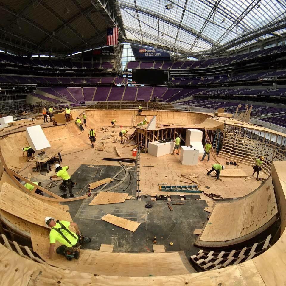 Tuftybuilt's tweet image. #100days until #XGames #Minneapolis #ridemn #bmx #skate #buildanddestroy #Construction