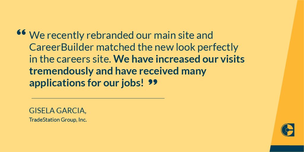On average, when Talent Network acts as a client’s career site, clients see 23% more applicants than through sites hosted by an ATS or agency. 

Get scalable, best-in-class career sites that convert candidates. cb.com/2GCEU5i