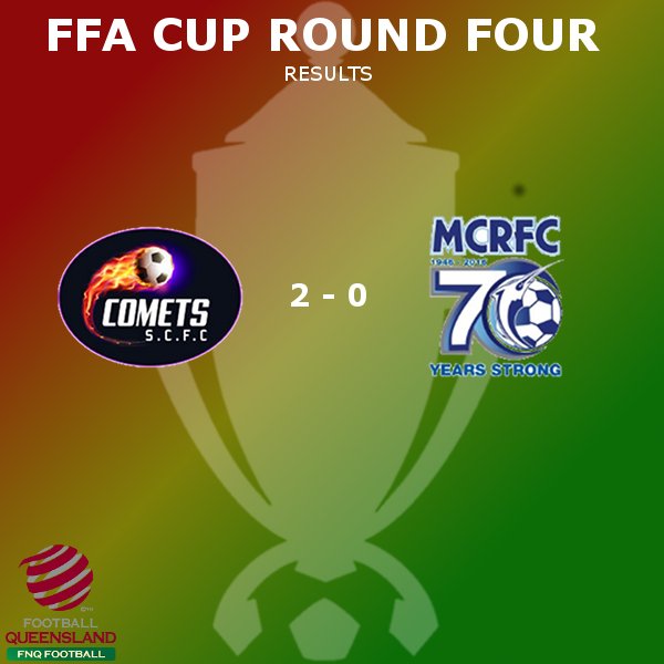 Last nights FFA Cup round 4 saw <a href="/SthSideCometsFC/">Southside Comets FC</a> prevail over Marlin Coast Rangers.

The Comets now move into the Far North Queensland play-off against #NPLQLD outfit <a href="/Cairns_FC/">Cairns FC</a> 

#FNQ #FNQFootball #FFACup #MagicOfTheCup @FFACup