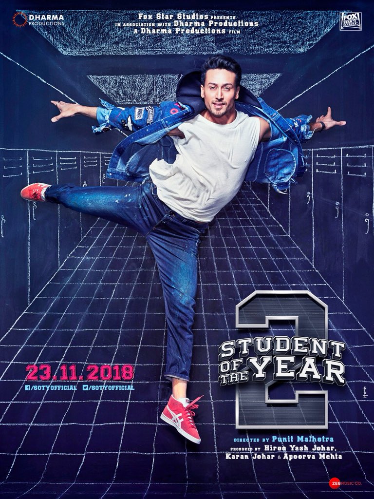 srktheone's tweet photo. Leading the brat pack @iTIGERSHROFF 
@apoorvamehta18 @punitdmalhotra @DharmaMovies @foxstarhindi @SOTYOfficial 
Lots of love #spreadlov❤ https://t.co/hxSFLemV9R